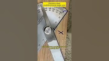 Stainless steel multi-functional angle ruler #lifetips #diy #handdrill #powertools #lifetipsforyou