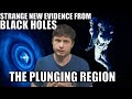 Evidence of a bizarre area around black holes plunging region