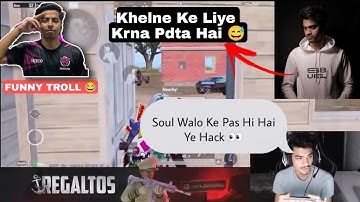 Soul Regaltos Troll Saggy Hacking 😂 | Regaltos Reaction On Hack 🤦