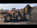 Caterpillar 992B Wheel Loader Loading Coal OnTrucks - Melidis SA