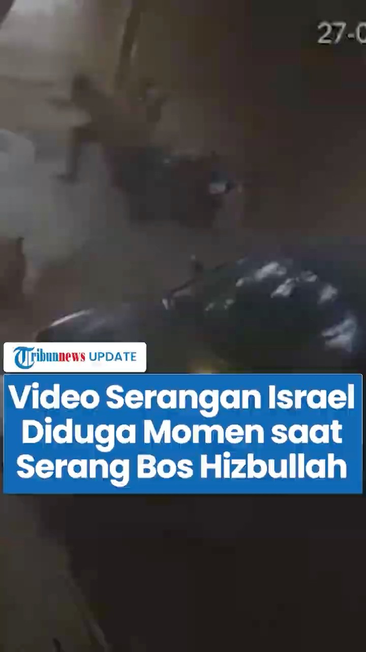 Detik-Detik Bom Israel Diduga Bidik Bos Hizbullah Hassan Nasrallah, Jalanan Hancur Mobil Terpental