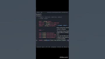 Random Password Generator Python 🔥🔐
