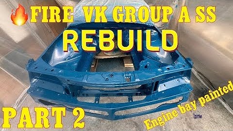 VK GROUP A SS HOLDEN COMMODORE-REBUILD AFTER FIRE part 2