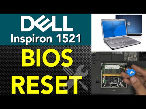 Dell Inspiron 1521 BIOS RESET 😎