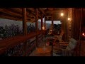 🎧 Cozy Cabin Porch Balcony Ambience - Rain & Forest 10 hours Relax,Study,Sleep