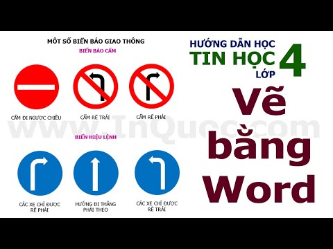 Video Hướng dẫn vẽ biển báo giao thông bằng Word 2019 ⛔ Tin... - youtube