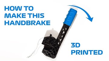 DIY FULL 3D-PRINTED HANDBRAKE FOR SIMRACING