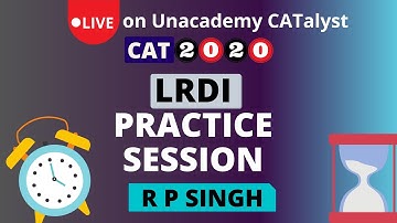 Sunday Funday | LRDI Practise session for CAT 2020 | By RP Singh | LIVE on Unacademy CATalyst