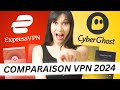 ExpressVPN vs CyberGhost 2025 | Comparaison des meilleurs VPN