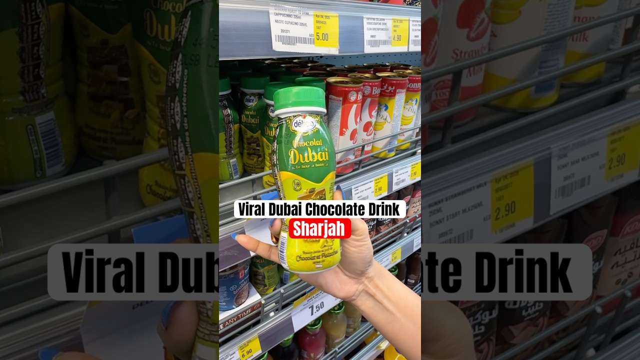 Viral Dubai Chocolate is now in Drink🍶Have you tried? 