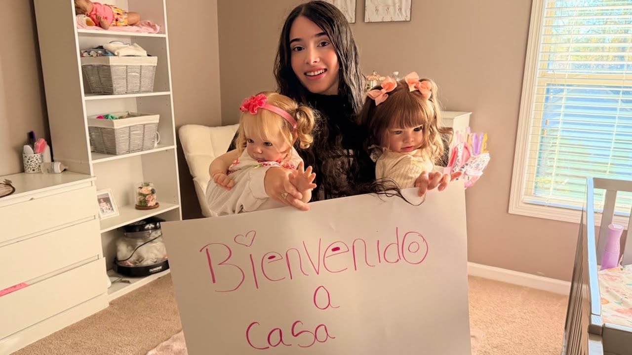 NOS PREPARAMOS PARA RECIBIR EL PAPÁ DE MIS BEBÉS  REBORNS BELET Y ADENAY 