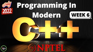 NPTEL Programming In Modern C++ Week 6 Quiz Assignment Solution | July 2022 | IIT Kharagpur