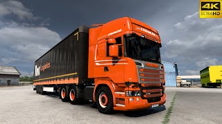 4K | Scania Megamod | ProMods | ETS2 1.46 | Gusev 🇷🇺 - Elbląg 🇵🇱