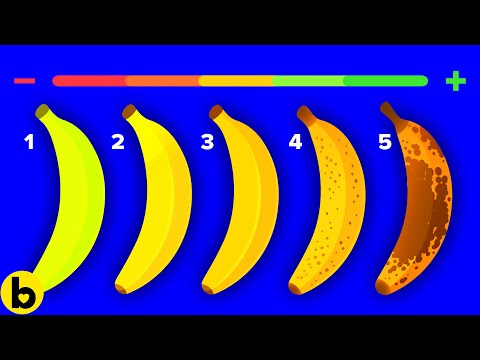 Video: Banana prea coaptă poate fi consumată în siguranță?