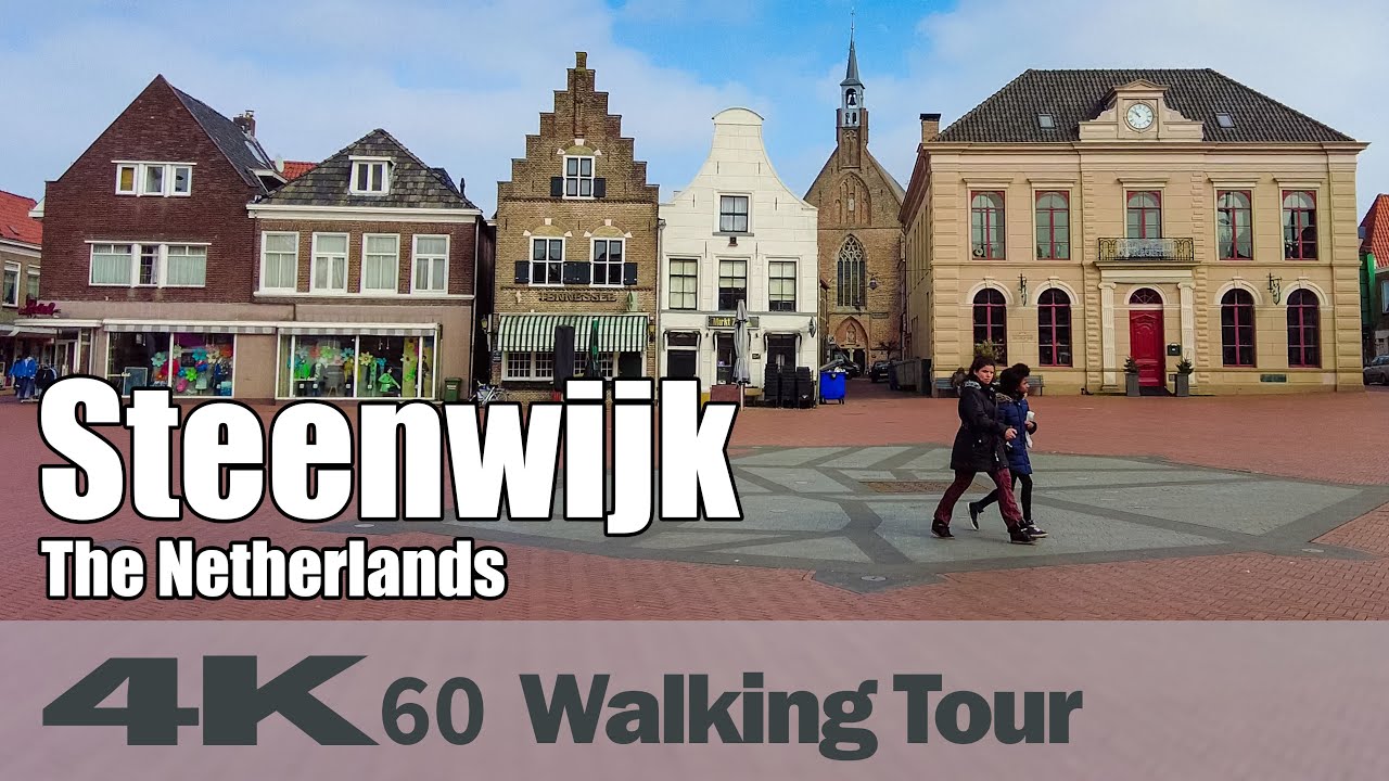 Walking Historic Fortified City Steenwijk ⛅ | Netherlands | 4K60 Walking Tour | 3D Binaural Audio
