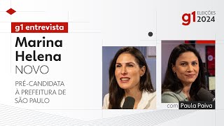 Paula Paiva entrevista Marina Helena (NOVO) | Eleições municipais ...