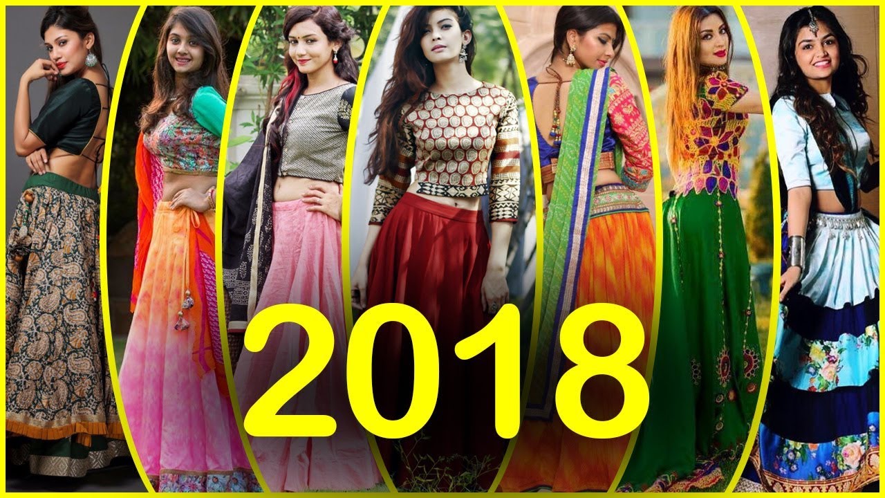 ghagra choli latest designs 2018
