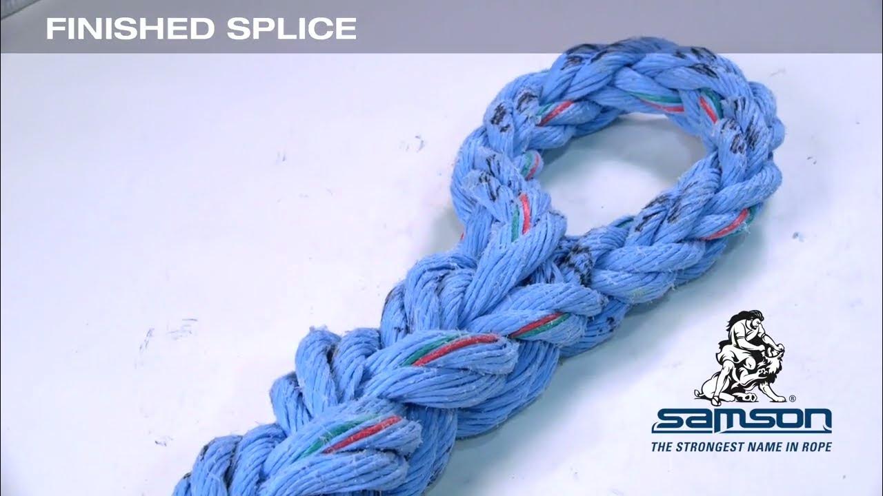Samson Rope 8Strand Class 1 Eye Splice YouTube