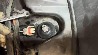 Replacing magnetic MRC front shocks on a 2005 Caddillac XLR