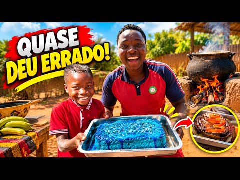 IT ALMOST WENT WRONG! 😱 BLUE CAKE?!