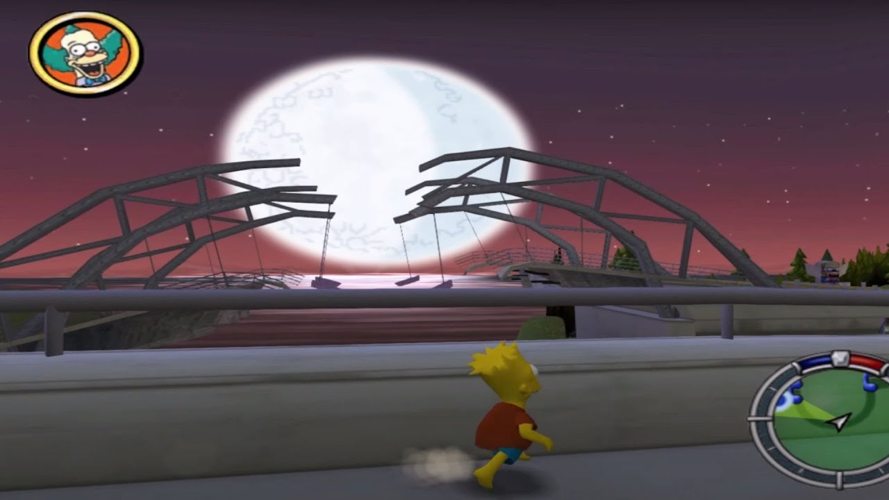HOW BIG IS THE MAP in The Simpsons: Hit & Run? Sprint Across the Maps ...