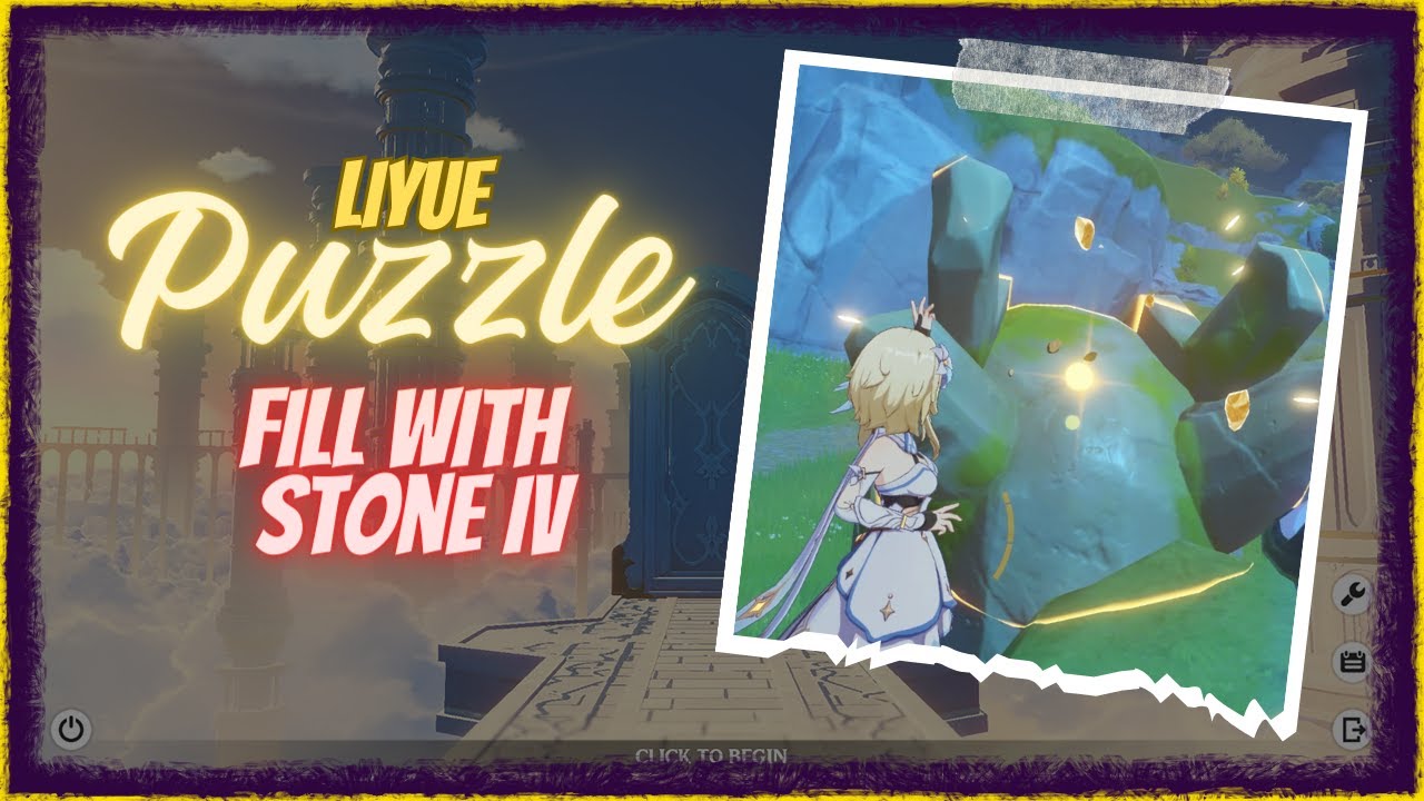 Puzzle Liyue Fill With Stone IV Genshin Impact YouTube