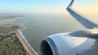 Ryanair B737-800 | Windy landing into Dublin | 4K60 HDR