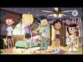 Anne, Sasha, Marcy, Luz, and Molly host a sleepover party in Anne's room together
