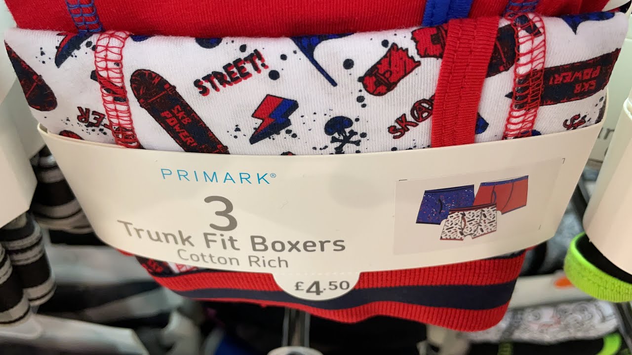 Primark Boys Boxers, Briefs and Vests December 2020 YouTube