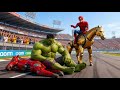 🐎🕷SPIDERMAN Wins The Legendary Horse Racing Championship - Epic Racing Challenge