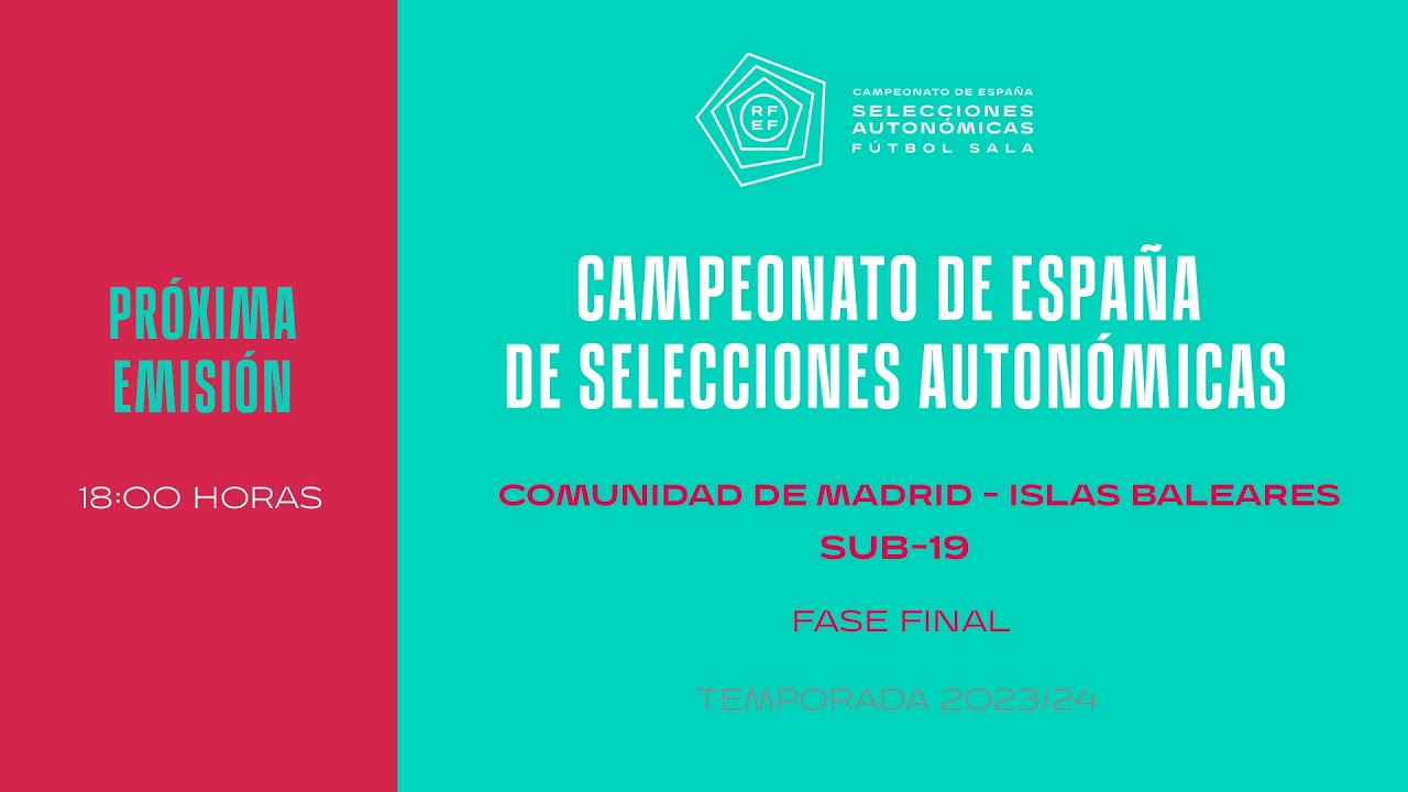 🚨En Directo🚨SUB 19 COMUNIDAD DE MADRID - ISLAS BALEARES 26/01/2024 I 🔴RFEF