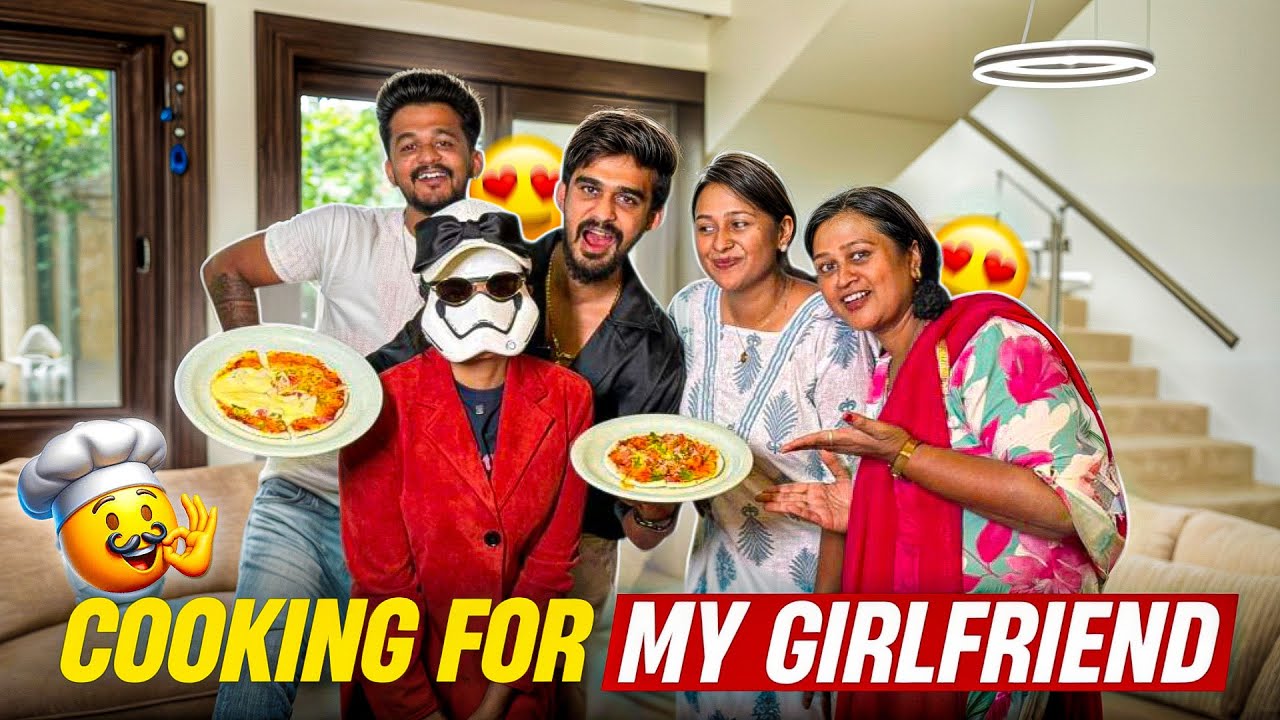 My Girlfriend Came Home pizza Maday 🙈 | Cooking for My Girlfriend | Samsameer_insta