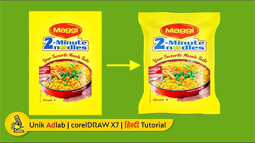 Maggie Product Packaging Design || corelDraw design || Mockup in Photoshop || Unik Adlab