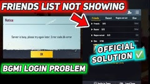BGMI GLITCH UNABLE TO LOGIN | FRIENDS NOT SHOWING GLITCH FIX 100% 🔥 | XplayerYt #bgmi