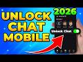 How to Unlock Chat on Roblox Mobile
