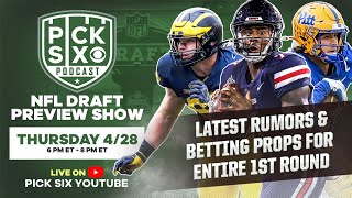 LIVE 2022 NFL DRAFT PREVIEW: RUMORS, BETTING PROPS, PREDICTIONS FOR ENTIRE 1ST ROUND