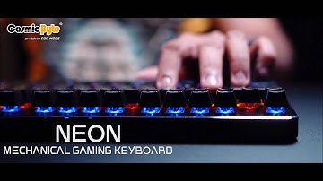NEON - Rainbow Mechanical Keyboard | Cosmic Byte