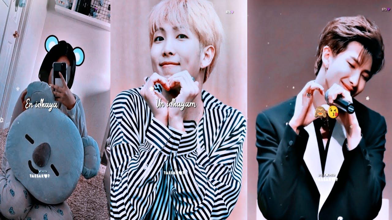 En idhaya kootilae un idhayam korkava 💘 rm version|| bts namjoon tamil edit|| Taesak♡7