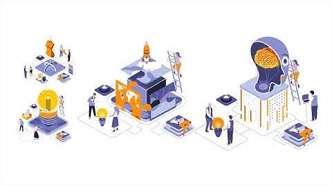 Isometric landing page explainer video by graphicsgenisys
