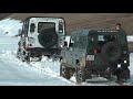 Mercedes G, Ketten, Schnee, Karpaten Februar 2018, Teil 3