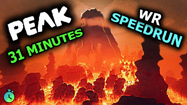 PEAK Speedrun Solo - (31:00) - Full Game (World Record)