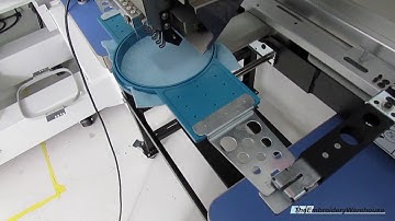 Barudan BENT Control Panel Operations Video - Centering, Moving,  Tracing - 6 of 7