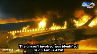 Japan Airlines Airbus A350 Catches Fire At Tokyo Haneda Airport Jl516
