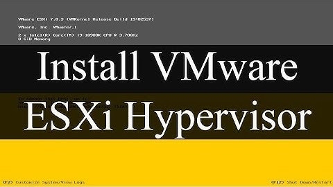 How to Install VMware ESXi on VMware Workstation | Nested Virtualization Setup