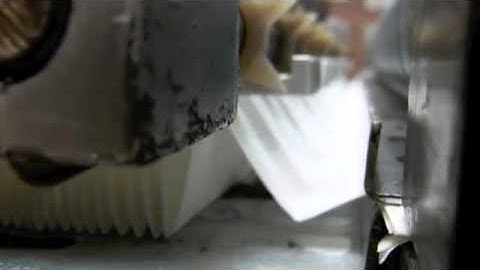 Rotary Pleating Machine working video