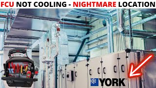 HVAC Service Call: 4 Pipe FCU Nightmare (Fan Coil Unit Not Cooling) FCU Troubleshooting/Repair