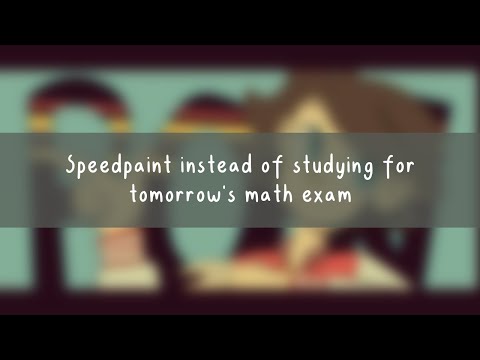 Procrastination speed paint