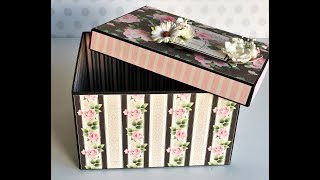 Celebrity Handmade Chipboard Gift Box! Nitwit Collections! Wealth
