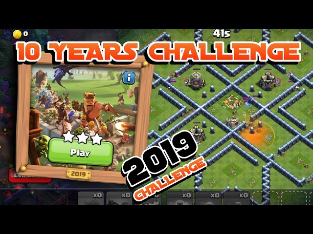 10 YEARS CLASH OF CLANS CHALLENGE 2019 | CARA MUDAH DAPAT 3 BINTANG class=