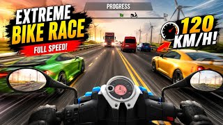 EXTREME BIKE RACE 🏍️🔥 120 KM/H High Speed Traffic Challenge! | Bike Racing Game screenshot 4